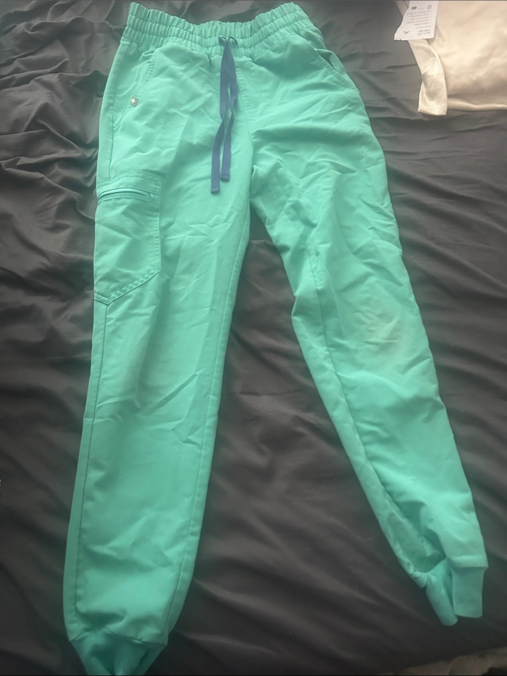 FIGS Women’s Zamora High waisted Teal XXS Jogger Pants